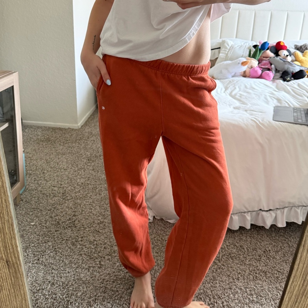 Champion Orange Sweatpants Joggers